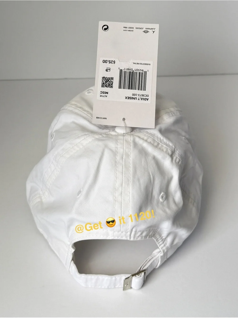 Jordan Jumpman Heritage86 Washed Cap One Size Unisex White DC3673-100